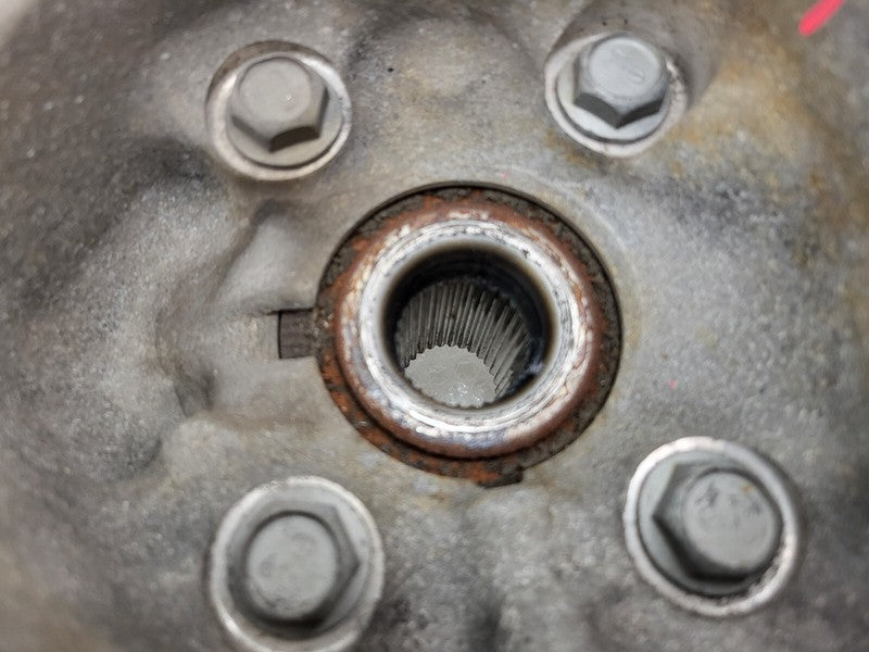 107216000A ⭕16-20 Model X Rear Left Spindle Knuckle w/ Wheel Hub & Dust Shield 1072160-00-A