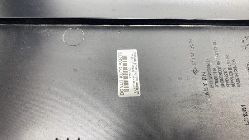 PT00046992D ⭕22-24 Rivian R1T Right Passenger Side Underbody Battery Cover Trim PT00046992-D