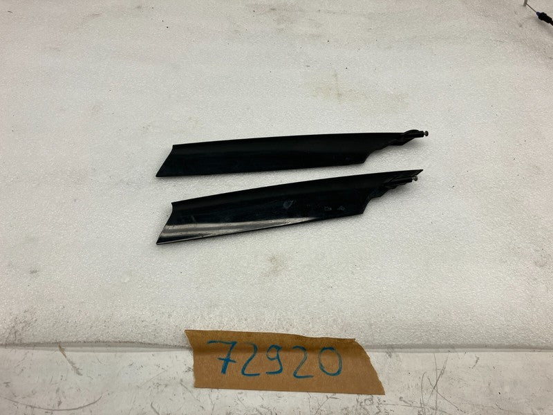 600938800C 12-15 Model S Front Left & Right Bumper Fog Lamp Upper Trim Molding 6009388-00-C