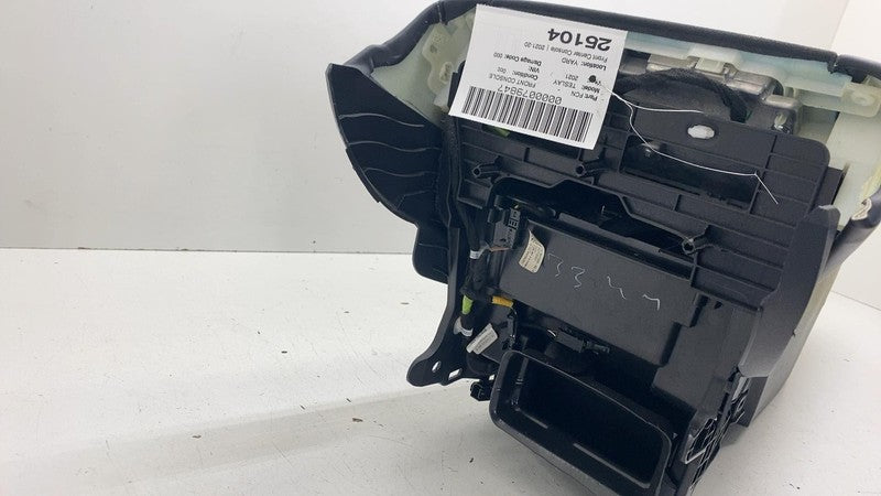 ⭕ 2021-2024 Tesla Model Y Front Floor Center Console Armrest & Carrier Assembly