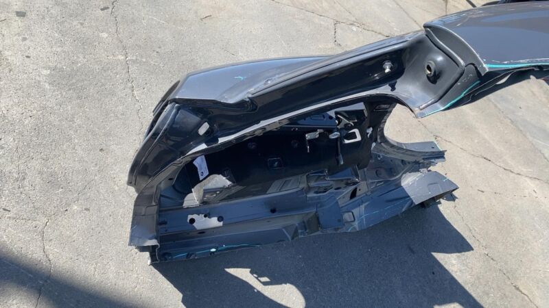 ⭕2015-2020 Mini Cooper S Rear Left Quarter Body Side Panel Structural Frame Gray