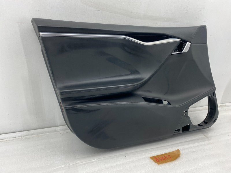600607108K ⭕12-20 Tesla Model S Front Left Interior Door Panel Trim Card Cover 6006071-08-K