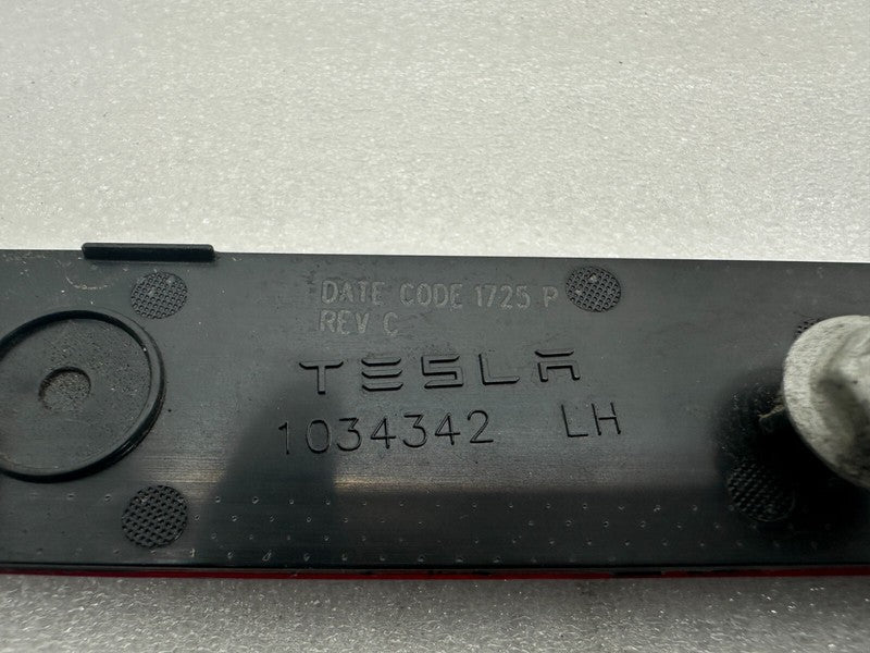 1034342 ⭕ 2016-2020 Tesla Model X Rear Side Bumper Lamp Reflector Light Left LH 1034342