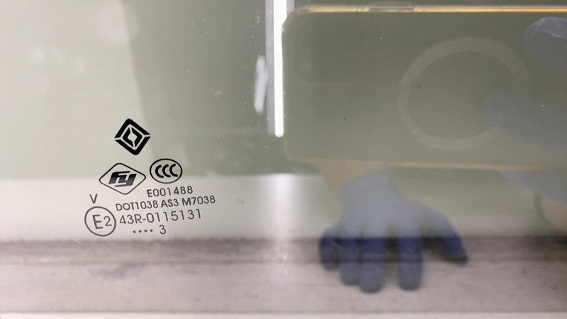 E2 43R-0115131 ⭕ 2022-2024 Rivian R1T Rear Driver Side Door Glass Window Left LH E243R-0115131