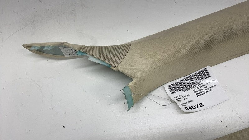 100248500H ⭕ 12-15 Model S MS Left & Right Upper A-Pillar Trim 1002485-00-H / 1007441-00-H