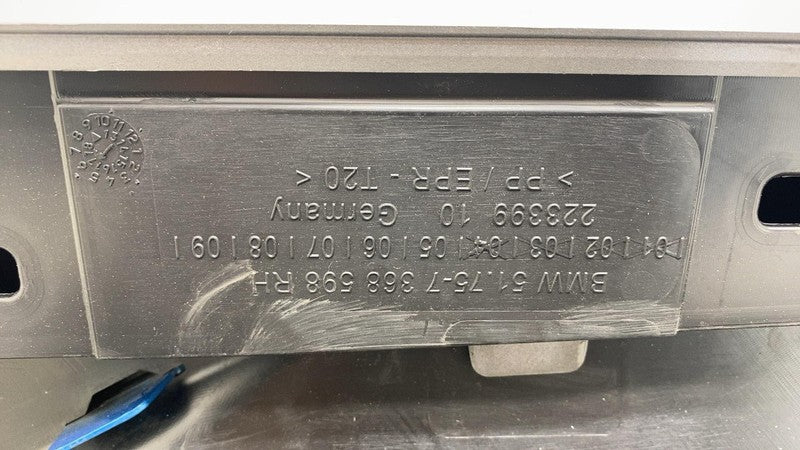 7368598 ⭕ 14-20 BMW i3 Passenger Side Skirt Rocker Panel Door Sill Cover Right 7368598