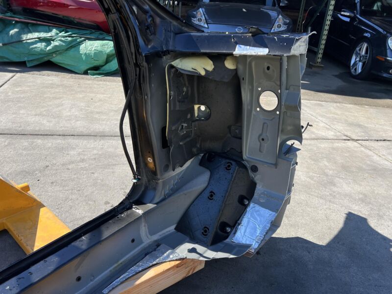 ⭕ 2012-2015 Tesla Model S Front Driver Body SIde A + B-Pillar Door Frame Left LH