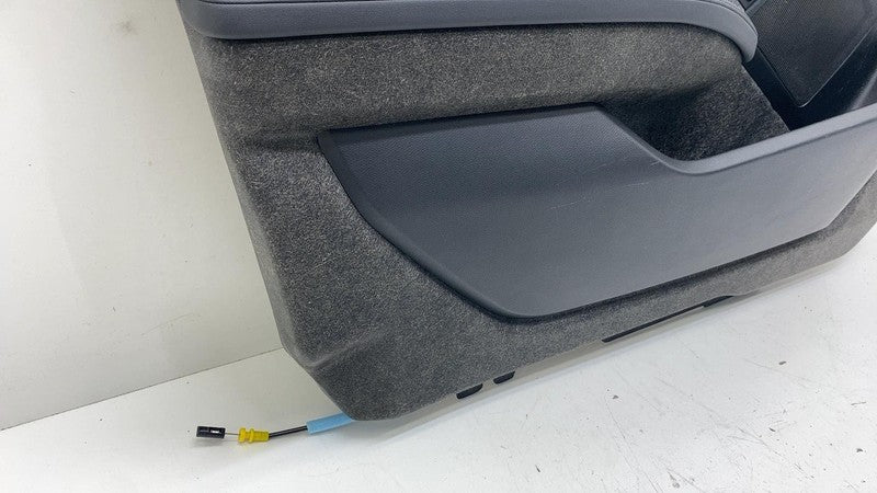 ⭕ 14-21 BMW i3 I01 Front Driver Side Interior Door Panel Trim Cover Gray Left LH
