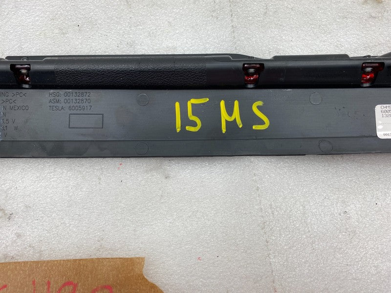 E11 5857 02 S3 ⭕ 12-23 Model S MS Rear Trunk Center 3rd Brake Light Stop Lamp LED 6005917-00-E