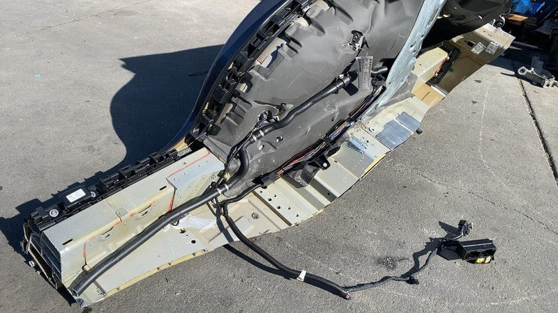 ⭕16-20 Tesla Model X MX Rear Right Quarter Fender Frame Panel Cutout Gray - PMNG