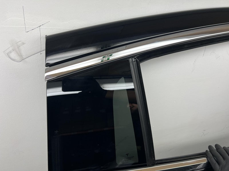 ⭕ 2016-2024 Tesla Model X Rear Right Falcon Door Panel Black PBSB 1028