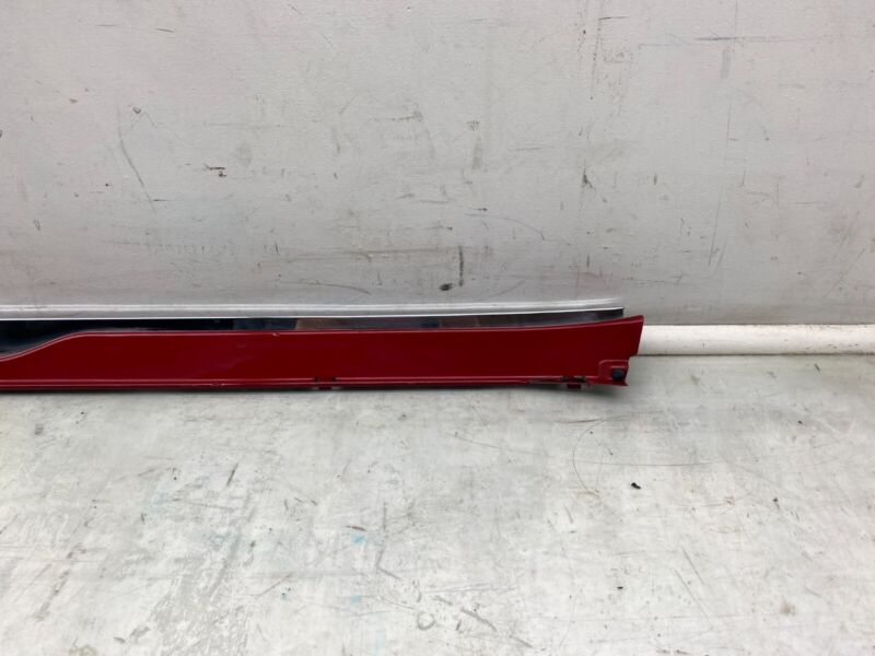 1012217 00 C ⭕ 12-20 Tesla Model S Right Skirt Scuff Plate & Bright Sill Molding 1012217-00-C
