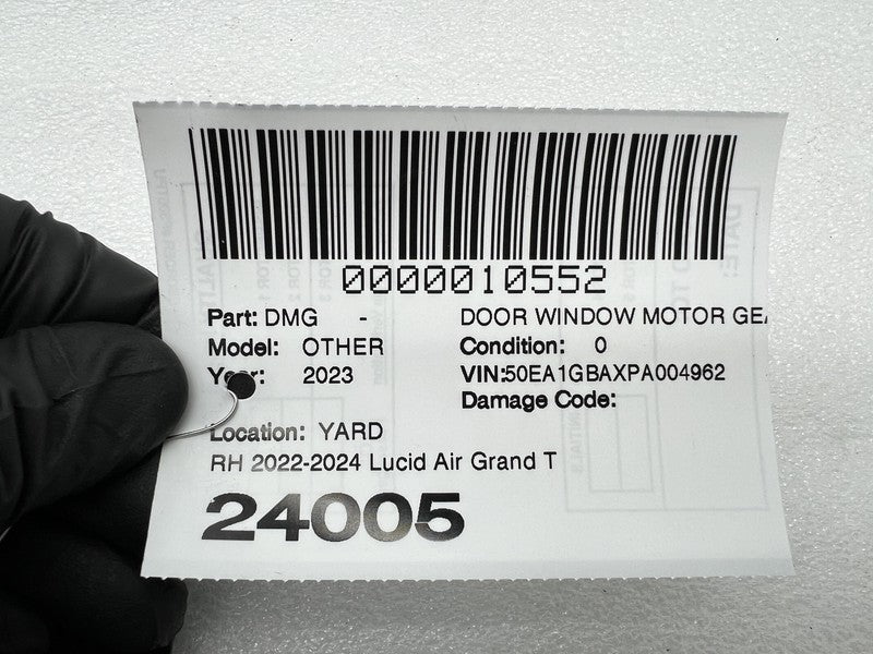 P11-C67040-04 ⭕2022-2024 Lucid Air Rear Right Side Window Regulator & Motor Assy P11-C67040-04