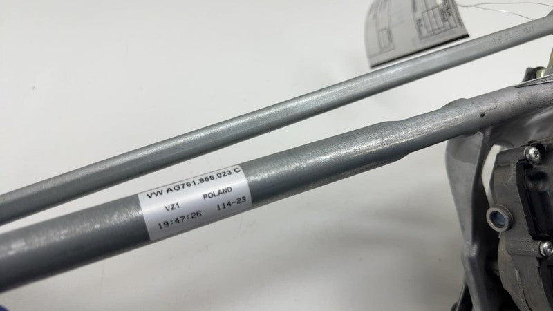 761 955 113 ⭕2019-2024 Porsche Cayenne Front Windshield Wiper Motor w/ Linkage OEM 761955113