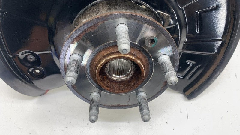 102731100F ⭕16-20 Model X Front Left Knuckle w/ ABS Sensor & Rotor Shield AWD 1027311-00-F