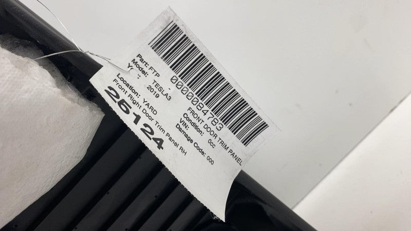⭕ 2017-2020 Model 3 Front Passenger Side Interior Door Panel Trim Card Right RH