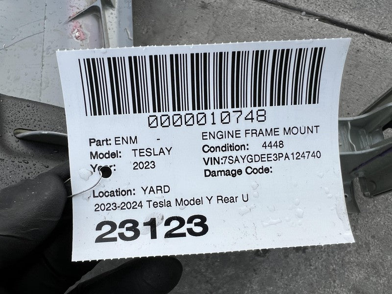 2023-2024 Tesla Model Y Rear Under Body (One Piece Type) Cast RUB Body Closure