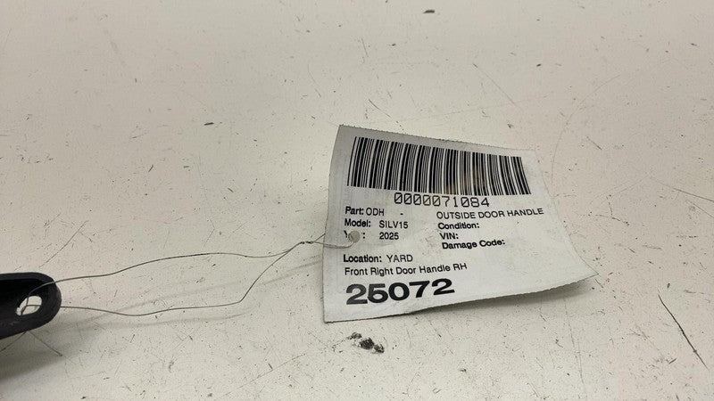 ⭕ 2025 Chevrolet Silverado 1500 Front Passenger Exterior Door Handle Outer Right