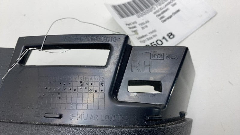 ⭕ 17-23 Tesla Model 3 Right B-Pillar Lower Trim Cover Panel Black 1086
