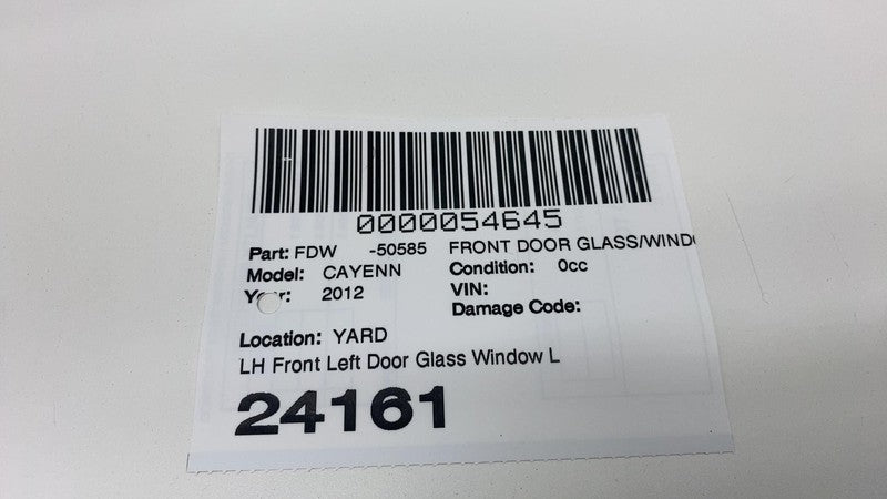 E2 43R-000677 ⭕ 2011-2018 Porsche Cayenne Front Driver Side Door Window Glass Left LH Assembly