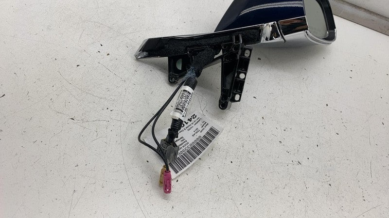 ⭕12-15 Model S Front Right Exterior Rear View Door Mirror Blue PMMB 10