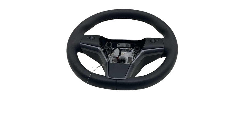 ⭕ 20-24 Tesla Model Y Steering Wheel Assembly Leather Black Heated 149