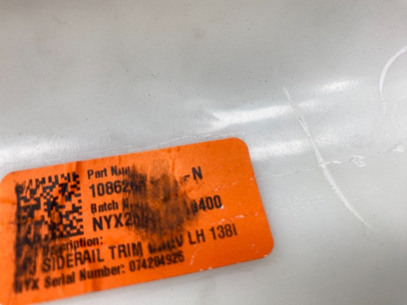 ⭕ 2017-2023 Tesla Model 3 Rear Left C-Pillar Upper Side Rail Trim Cover Panel LH