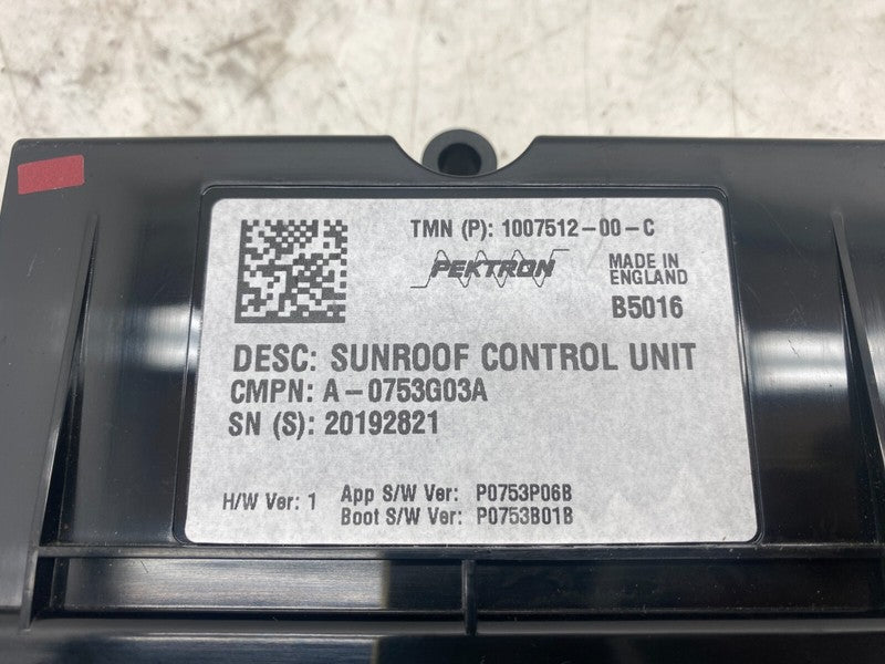 1007512-00-C ⭕ 2016-2020 Tesla Model S MS Sunroof Controller Control Module Assy 1007512-00-C