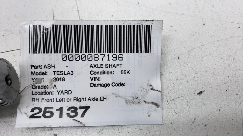 ⭕ 17-25 Model 3 M3 Front Left or Right CV Axle Halfshaft Driveshaft 10