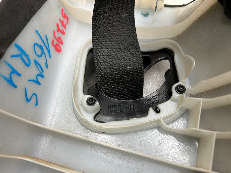 ⭕12-20 Model S Front Right 1st Row Seat Belt w/ B-Pillar Upper Trim 10