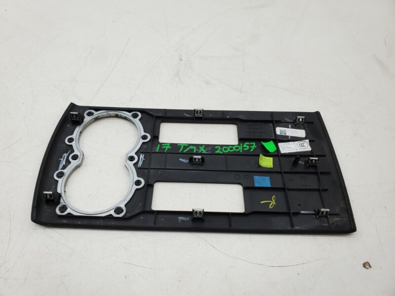 1047750 11 C ⭕16-20 Model X MX Center Console Cup Holder Bezel Trim Carbon Fiber 1047750-11-C