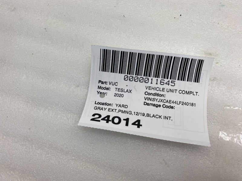 ⭕ 2016-2020 Tesla Model X Passenger Side Mid C-Pillar Trim Cover Panel Right RH