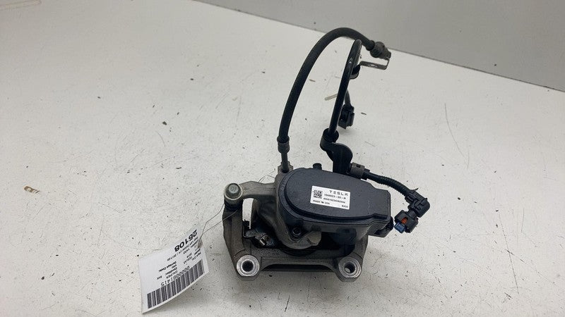 104462300H ⭕ 2017-2025 Tesla Model 3 Rear Left Caliper w/ Brake Line Hose BASE 1044623-00-H