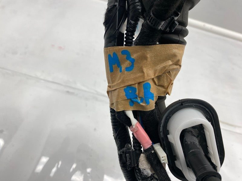 ⭕ 17-20 Tesla Model 3 Rear Passenger Side Door Wiring Harness Cable Wire Right