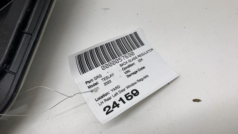 ⭕ 20-24 Tesla Model Y Rear Left Window Regulator & Motor w/ Carrier 14