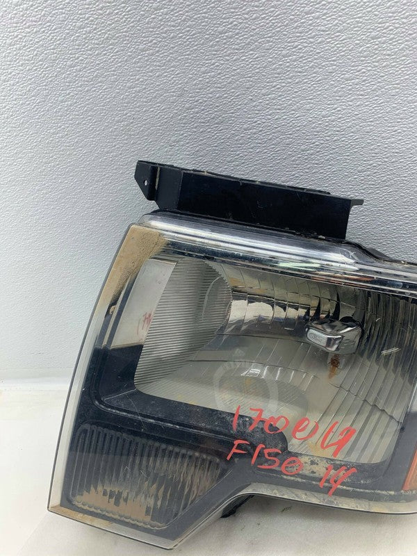 ⭕09-14 Ford F-150 Front Driver Side Halogen Headlight Head Lamp Left 1