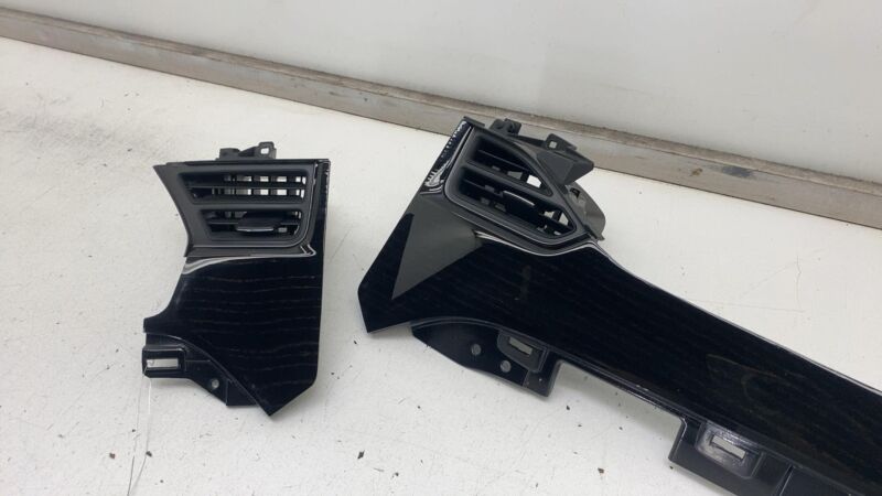 104596912C ⭕12-20 Tesla Model S SET of Front Center Dash Air Vent Grillle Trim 1045969-12-C
