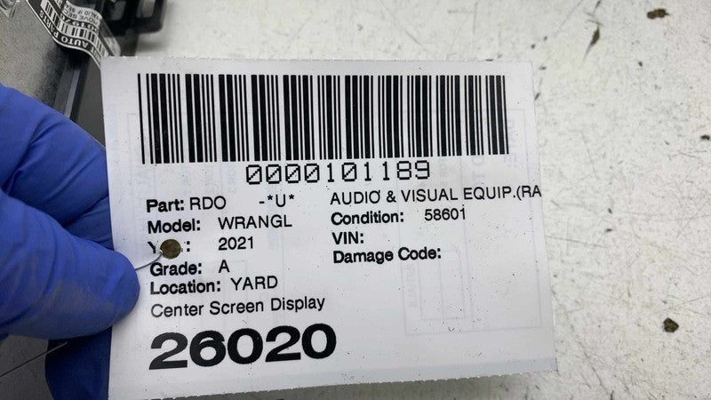 ⭕ 2021 Jeep Wrangler Mopar Dash Center Screen Display Monitor Unit 684