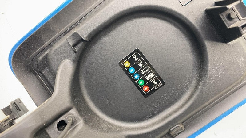 67010301 ⭕ 2018 BMW i3 I01 Charging Socket Port Door Cap Cover Assembly Blue C01 7335767