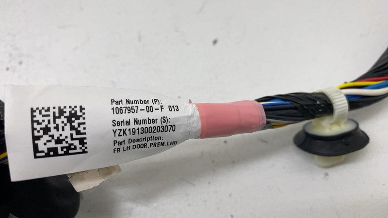 106795700F ⭕ 2017-2019 Tesla Model 3 Front Door Wiring Harness Cable Wire Left 1067957-00-F