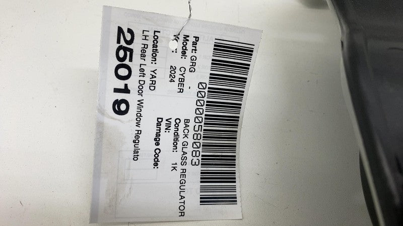 180586600E ⭕ 24-25 Tesla Cybertruck Rear Left Door Window Regulator w/ Motor 1805866-00-E