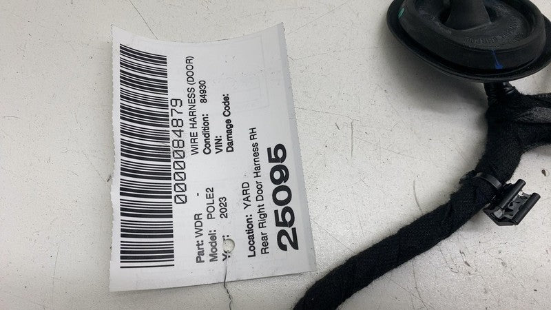 32343875 ⭕ 22-23 Polestar 2 Rear Driver Side Door Wiring Harness Cable Wire Left 32343875