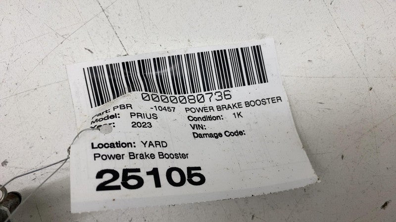 ⭕ 2023-2024 Toyota Prius Power Brake Booster w/ Reservoir Tank Assy 47