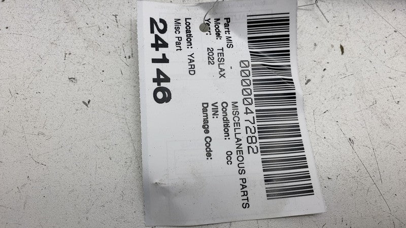 ⭕ 21-23 Model X Rear Left Door Lower Sill Scuff Plate Carrier Trim 162