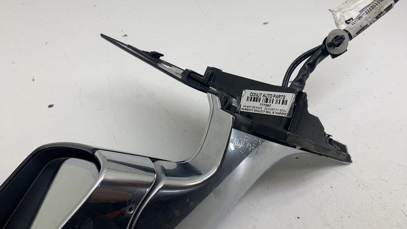 ⭕17-20 Tesla Model 3 Left Exterior Rear View Door Mirror Black PBSB 11