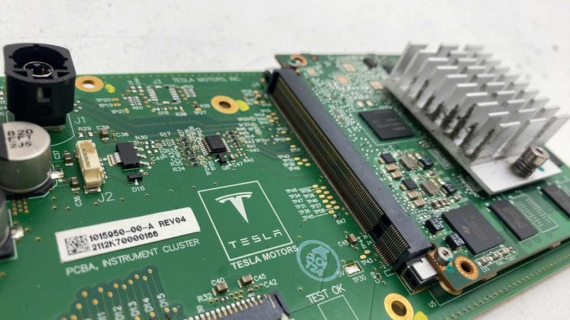 101595000A ⭕ 12-15 Model S MS Instrument Cluster Gauge Speedometer Motherboard 1015950-00-A