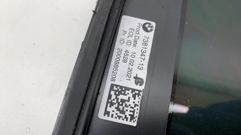 ⭕ 2021 BMW 530e G30 Rear Driver Side Quarter Panel Window Glass Left 7