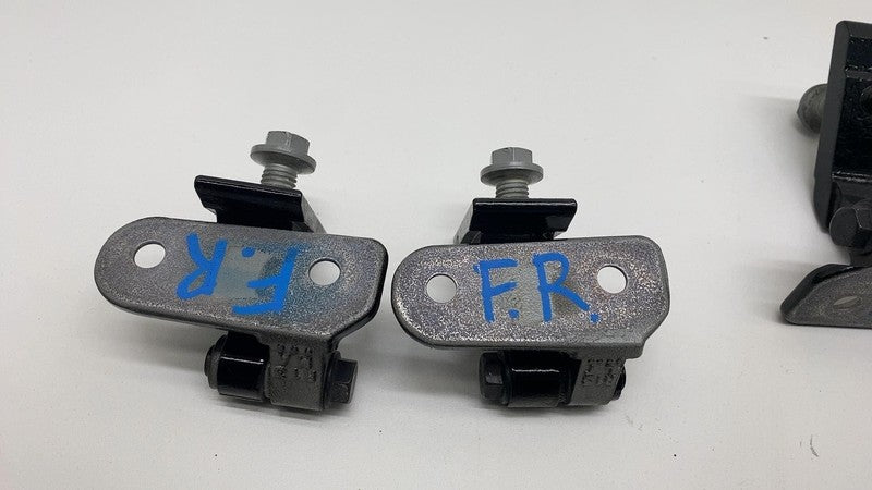 7333059 2017-2023 BMW 530e 530i G30 SET of Front & Rear Door Upper & Lower Hinge Black