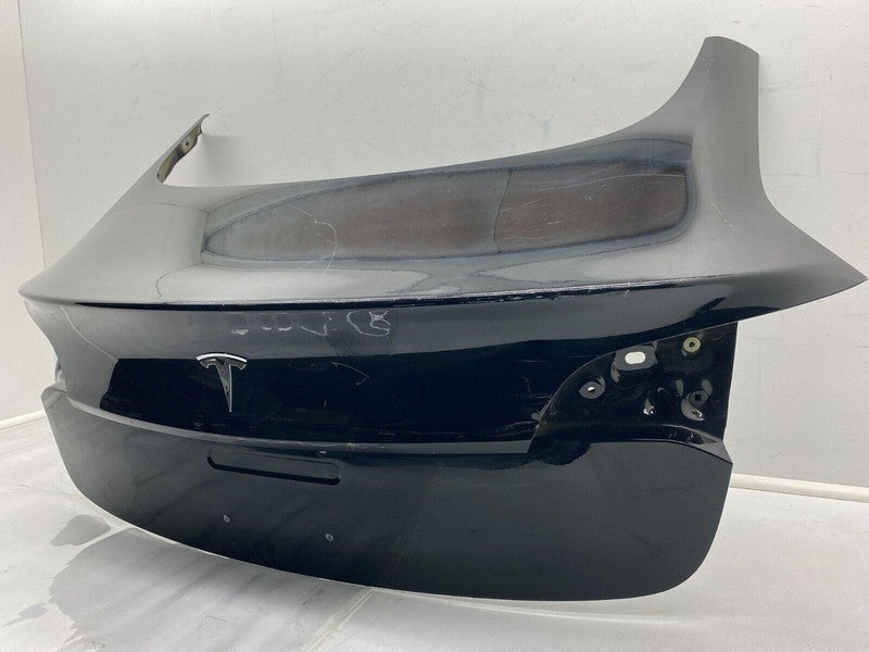 1118167-00-C ⭕ 2017-2020 Tesla Model 3 Rear Tailgate Trunk Decklid Solid Assembly Black PBSB