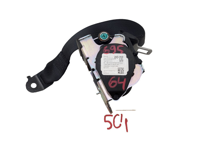 108128101F ⭕17-23 Tesla Model 3 Rear Left or Right 2nd Row Seat Belt Retractor 1081281-01-F